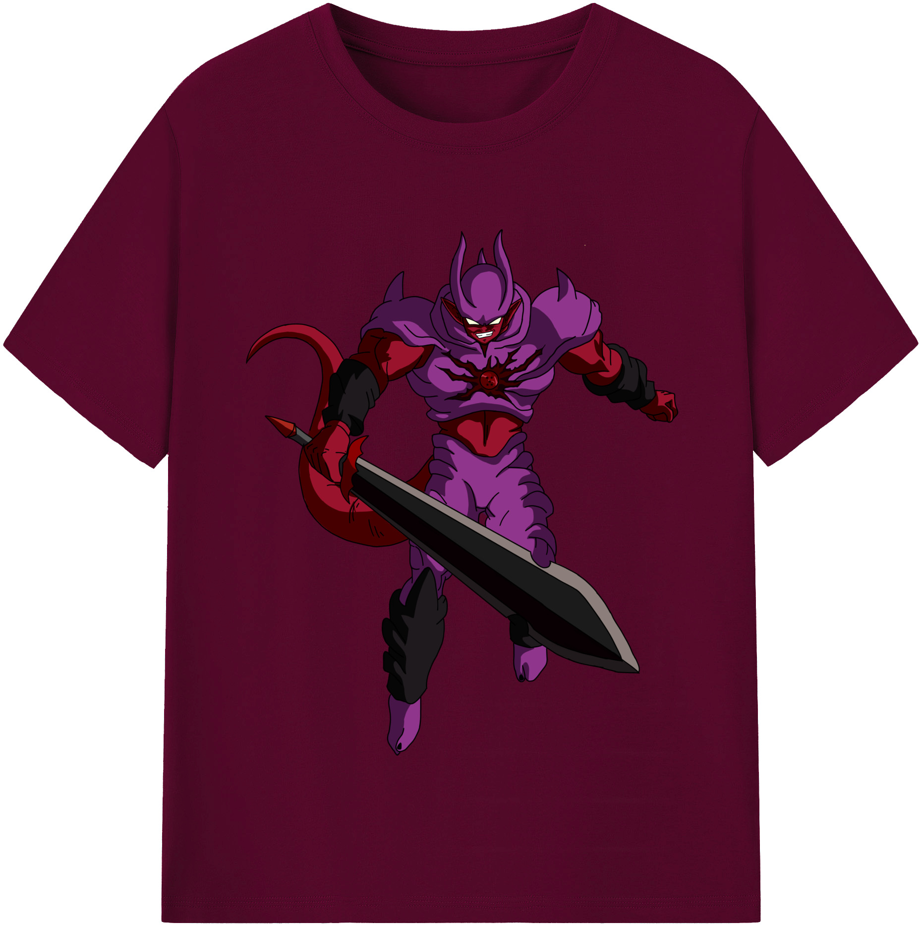 （画像用） ドラゴンボール ジャネンバ DRAGON BALL Janemba レディースカジュアルプリントTシャツ（綿100％）